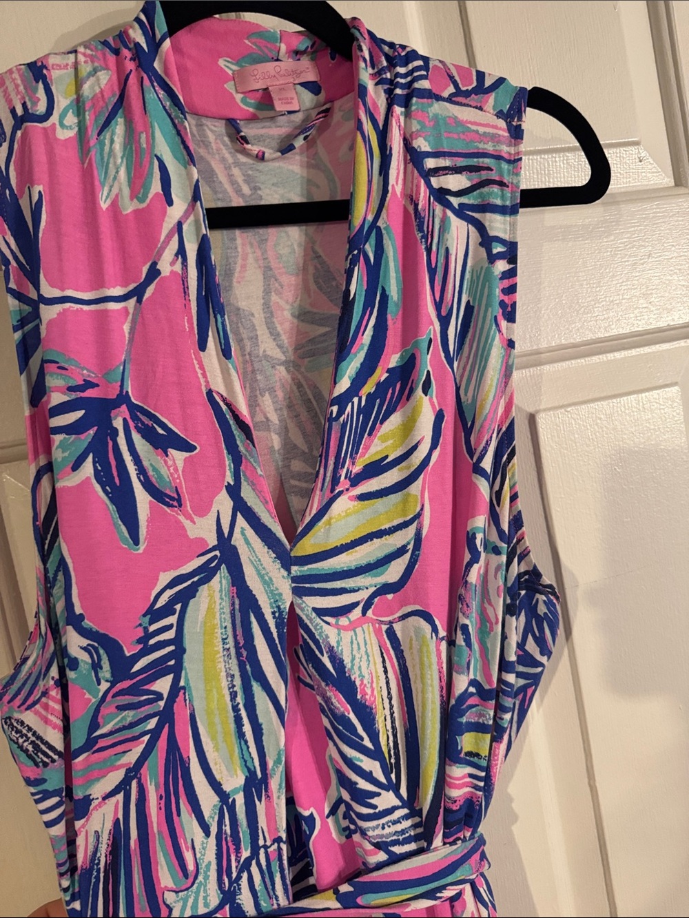Lilly Pulitzer Pink Tropical Maxi Dress - Picture 2 of 7